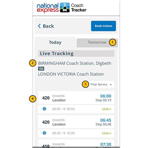 national express coach track.